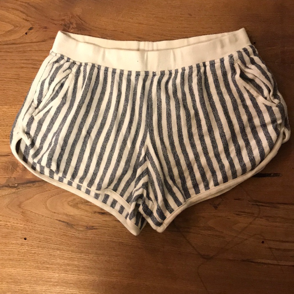 French terry striped shorts from ATM